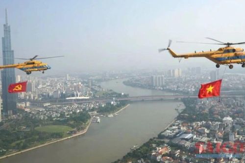 23 chiến đấu cơ mang cờ Tổ quốc, cờ Đảng tung bay trong Đại lễ 30-4