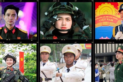 Chiêm ngưỡng vẻ đẹp 'vạn người mê' của dàn hoa khôi, nam thần tham gia lễ diễu binh 30/4