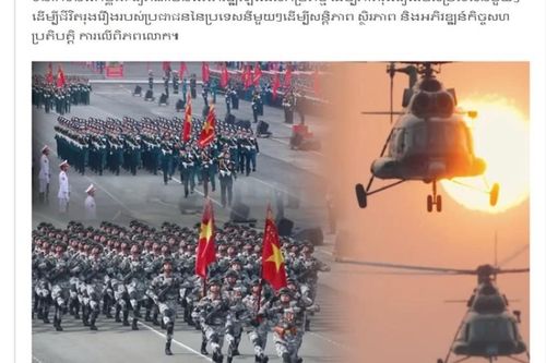Truyền thông Campuchia ca ngợi chiến thắng 30-4-1975