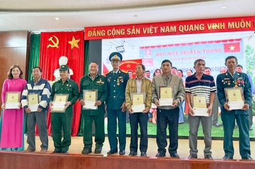 Họp mặt truyền thống Hội Cựu quân nhân đợt 1 - 1985 tỉnh Lâm Đồng