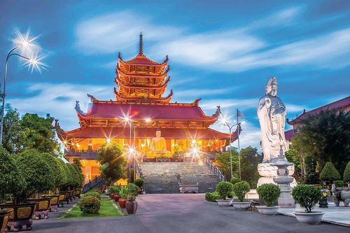Chùa Thanh Tâm nơi tôn trí Xá lợi Phật dịp Vesak 2025