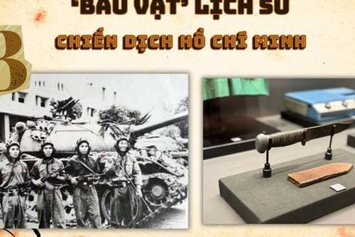 Những báu vật gắn với Chiến dịch Hồ Chí Minh lịch sử (P3): Xe tăng 843 và con dao găm trên nóc Dinh Độc lập