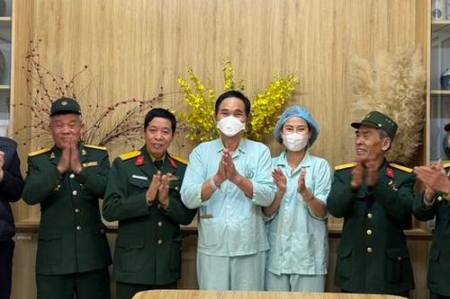 Ca ghép tim thành công, người thương binh hạnh phúc trở về bên gia đình và đồng đội