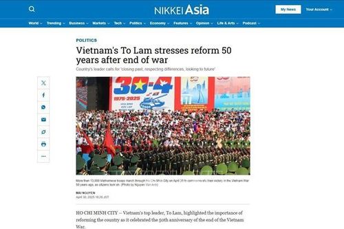 Nikkei Asia đưa tin đậm nét về niềm tự hào của người dân Việt Nam trong Lễ kỷ niệm