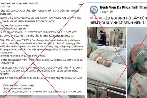 Nở rộ Fanpage giả mạo bệnh viện lừa đảo, chiếm đoạt tiền từ thiện