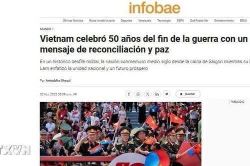 Truyền thông Argentina đưa đậm nét về Lễ kỷ niệm Chiến thắng 30/4 của Việt Nam