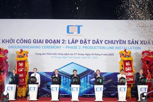 Khởi công nhà máy chip bán dẫn do người Việt làm chủ công nghệ