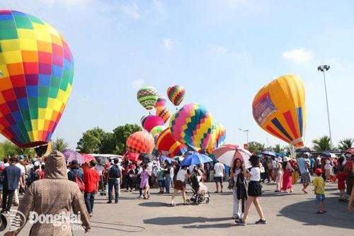 Festival Khinh khí cầu lớn nhất Đồng Nai để lại nhiều ấn tượng trong lòng du khách