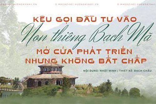 Kêu gọi đầu tư vào non thiêng Bạch Mã: Mở cửa phát triển nhưng không bất chấp - Kỳ 1: Mở ra cơ hội cho Bạch Mã