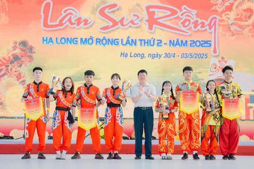 Liên hoan Lân Sư Rồng Hạ Long mở rộng 2025: Sân chơi tôn vinh bản sắc văn hóa dân tộc