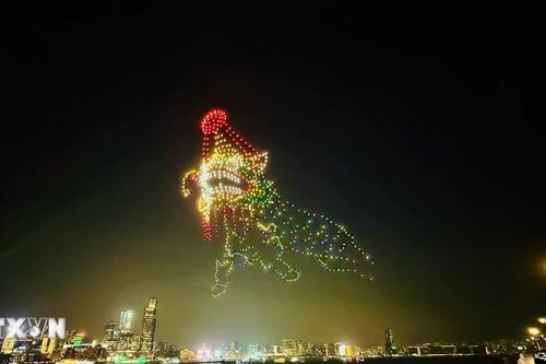 Hong Kong trình diễn drone với chủ đề lễ hội di sản văn hóa phi vật thể