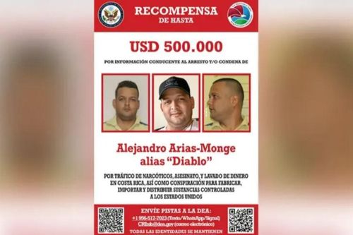 Mỹ treo thưởng truy nã trùm ma túy tại Costa Rica