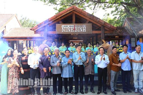 Khai mạc Không gian trưng bày làng nghề truyền thống Ninh Bình