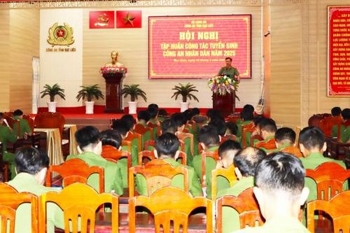 Công an các tỉnh, thành ĐBSCL nâng cao chất lượng tuyển sinh CAND năm 2025