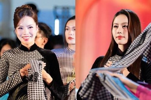 Hoa hậu Lê Hoàng Phương, Á hậu Ngọc Hằng ghi dấu ấn tại Vũ hội Khăn rằn