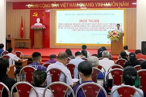 Cử tri Phú Thọ nhất trí với 2 đề án sắp xếp đơn vị hành chính cấp tỉnh và cấp xã