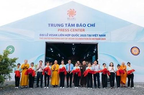 Khai trương Trung tâm Báo chí phục vụ Đại lễ Vesak Liên Hợp Quốc 2025