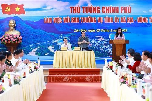 Thủ tướng làm việc với Ban Thường vụ Tỉnh ủy Bà Rịa - Vũng Tàu