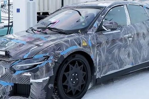Xe điện đầu tiên của Ferrari Elettrica bị bắt gặp trên đường thử