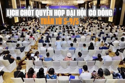 Tin chứng khoán: 26 doanh nghiệp chốt quyền họp đại hội cổ đông tuần tới