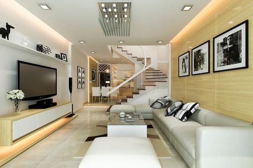 Đây mới là ý tưởng trang trí phòng khách có cầu thang đẹp nhất