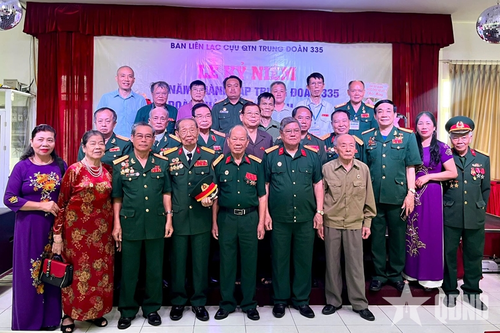 Gặp mặt kỷ niệm 60 năm Ngày thành lập Trung đoàn 335