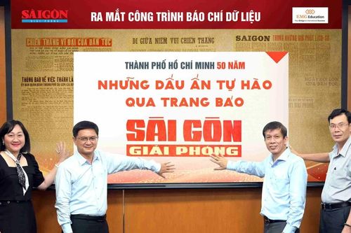 Công trình báo chí dữ liệu của Báo SGGP: Ghi dấu hành trình 50 năm TPHCM