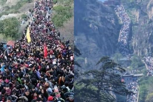 Khách tăng đột biến, ngọn núi nổi tiếng 'thất thủ' ngay từ sáng sớm