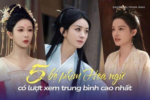 Top 5 phim Hoa ngữ có lượt xem trung bình cao nhất: Triệu Lệ Dĩnh có 2 phim vượt mốc 50 triệu view/tập