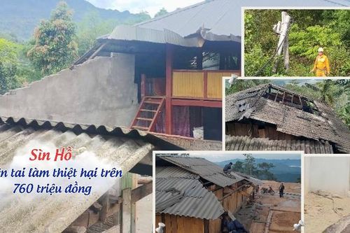 Sìn Hồ: Thiên tai làm thiệt hại trên 760 triệu đồng