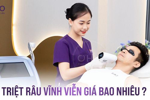 Triệt râu vĩnh viễn giá bao nhiêu?