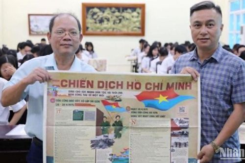 Không gian trải nghiệm mới về lịch sử dân tộc tại Trường trung học phổ thông chuyên tỉnh Thái Bình