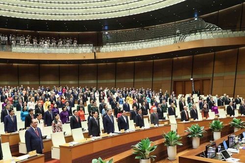 Toàn cảnh lễ khai mạc Kỳ họp thứ 9, Quốc hội khóa XV