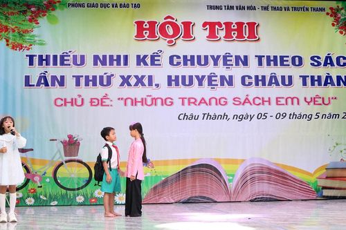 Châu Thành khai mạc hội thi 'Thiếu nhi kể chuyện theo sách'