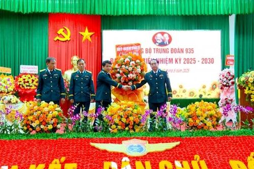 Trung đoàn 935, Sư đoàn 370 tổ chức thành công Đại hội Đảng bộ trung đoàn nhiệm kỳ 2025-2030