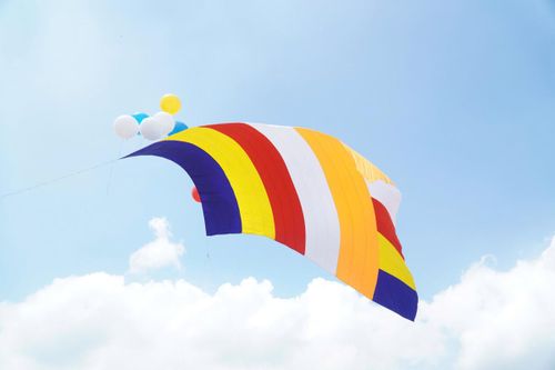 Đại kỳ Phật giáo lớn nhất thế giới tung bay trên bầu trời TP. HCM