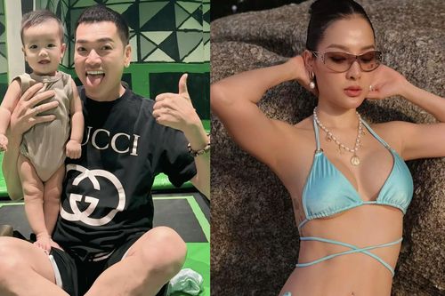 Sao Việt 5/5: Quang Minh khoe quý tử, Phương Trinh Jolie gợi cảm sau sinh lần 3