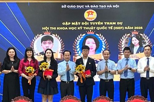 Dự án của học sinh Hà Nội dự thi khoa học kỹ thuật quốc tế năm 2025Tự hào là những 'đại sứ tri thức'