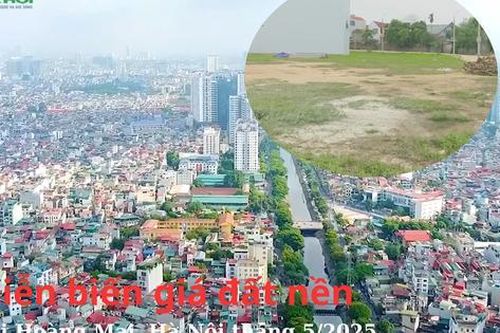 Diễn biến giá đất nền tại Hoàng Mai, Hà Nội tháng 5/2025