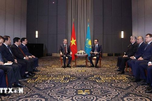 Tổng Bí thư Tô Lâm hội kiến Chủ tịch Thượng viện Cộng hòa Kazakhstan Maulen Ashimbayev