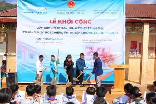ABBANK xây nhà bán trú cho trẻ em vùng cao từ sáng kiến gây quỹ sáng tạo