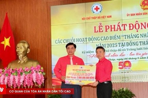 Phát động các chuỗi hoạt động cao điểm 'tháng nhân đạo' cấp quốc gia năm 2025