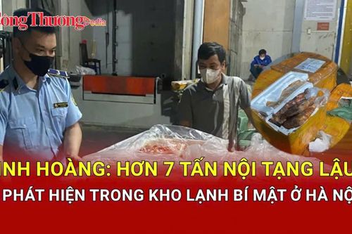 Phát hiện hơn 7 tấn nội tạng lậu tại kho lạnh Hà Nội