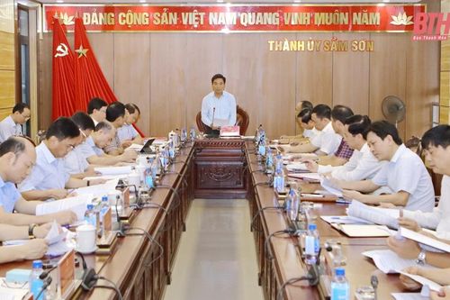 Sầm Sơn chuẩn bị các điều kiện sẵn sàng vận hành bộ máy hành chính mới sau sắp xếp