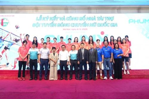 Tuyển bóng chuyền nữ Việt Nam lần đầu có nhà tài trợ đồng hành