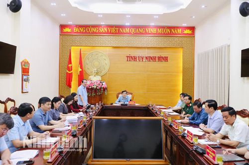 Thường trực Tỉnh ủy triển khai công tác tháng 5