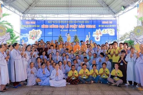 Bình Thuận: Ban Hoằng pháp GHPGVN H.Hàm Thuận Bắc tổ chức Khóa tu Một ngày an lạc lần thứ 20