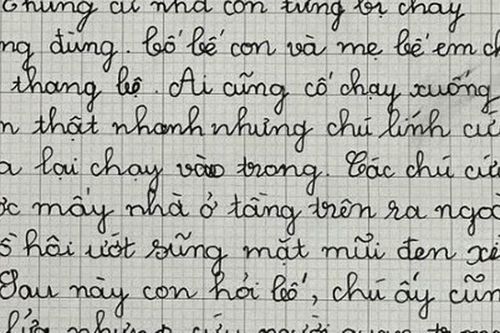 Cậu bé tiểu học viết văn nói về ước mơ làm lính cứu hỏa, vừa đọc cõi mạng cười té ghế nhưng cái kết gây xúc động