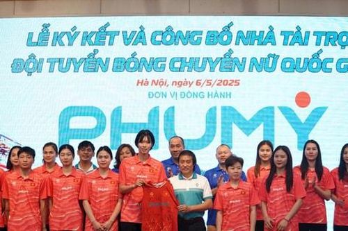 Ra mắt nhà tài trợ Đội tuyển bóng chuyền nữ Việt Nam