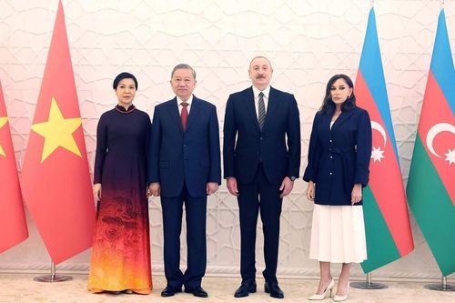 Lễ đón Tổng Bí thư Tô Lâm thăm cấp Nhà nước tới Azerbaijan